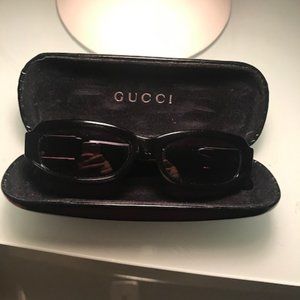 Escada Sunglasses in a Gucci case